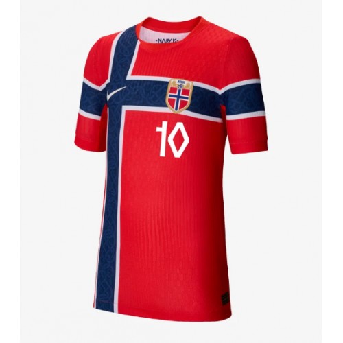Norge Martin Odegaard #10 Replika Hemmatröja Damer VM 2026 Kortärmad